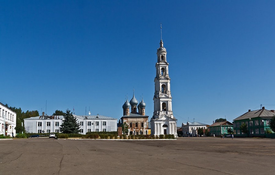 Базарная площадь город Юрьевец